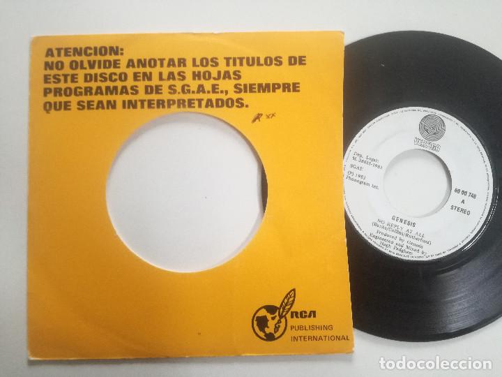 Discos de vinilo: GENESIS - No Reply At All - SINGLE VERTIGO ESPA&Ntilde;A 1981 - Foto 1