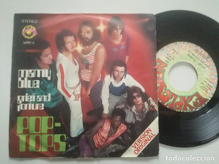 Discos de vinilo: POP TOPS - Mamy Blue - SINGLE EXPLOSION 1971 - Foto 1