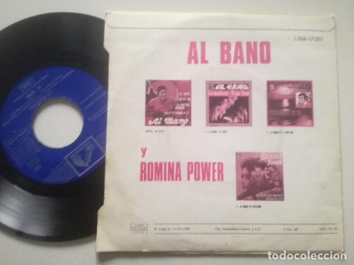 Discos de vinilo: AL BANO - La Ma&ntilde;ana - SINGLE EMI 1969 - Foto 2