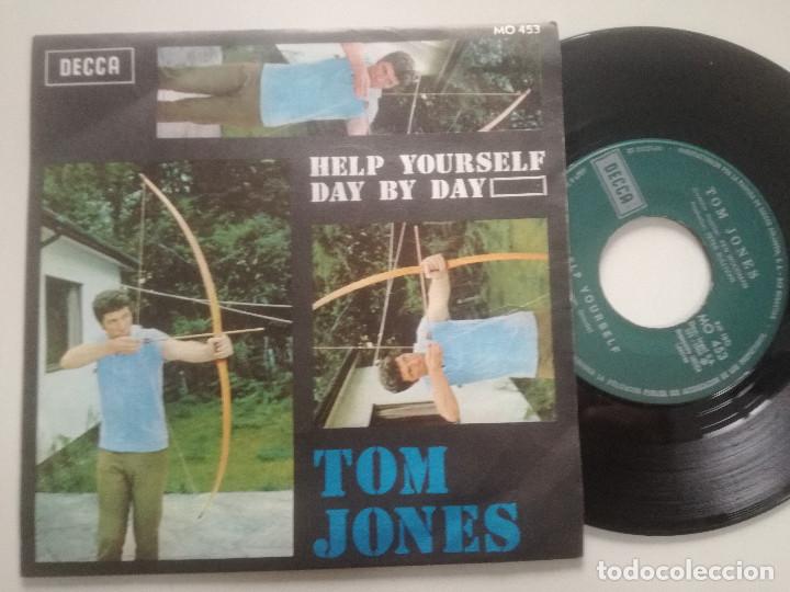 Discos de vinilo: TOM JONES - Help Yourself - SINGLE DECCA 1968 - Foto 1