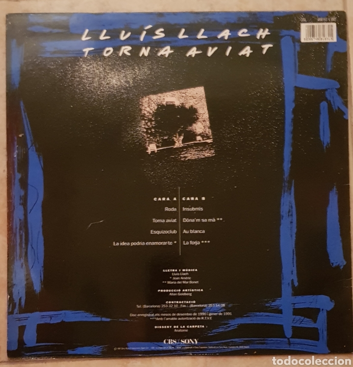 Discos de vinilo: Lluis Llach Torna Aviat lp. - Foto 2