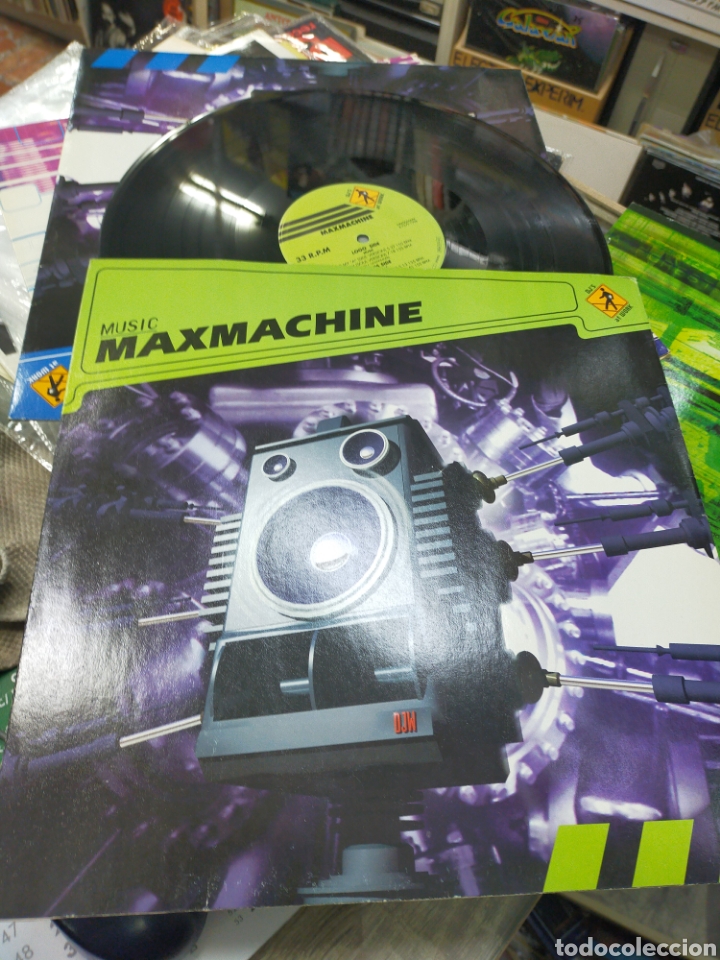 Discos de vinilo: Maxmachine maxi music Espa&ntilde;a 1998 djs at work - Foto 1