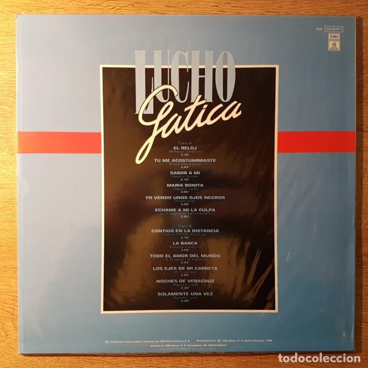 Discos de vinilo: LP DE LUCHO GATICA. GRANDES &Eacute;XITOS. NIPPER. BOLEROS - Foto 2