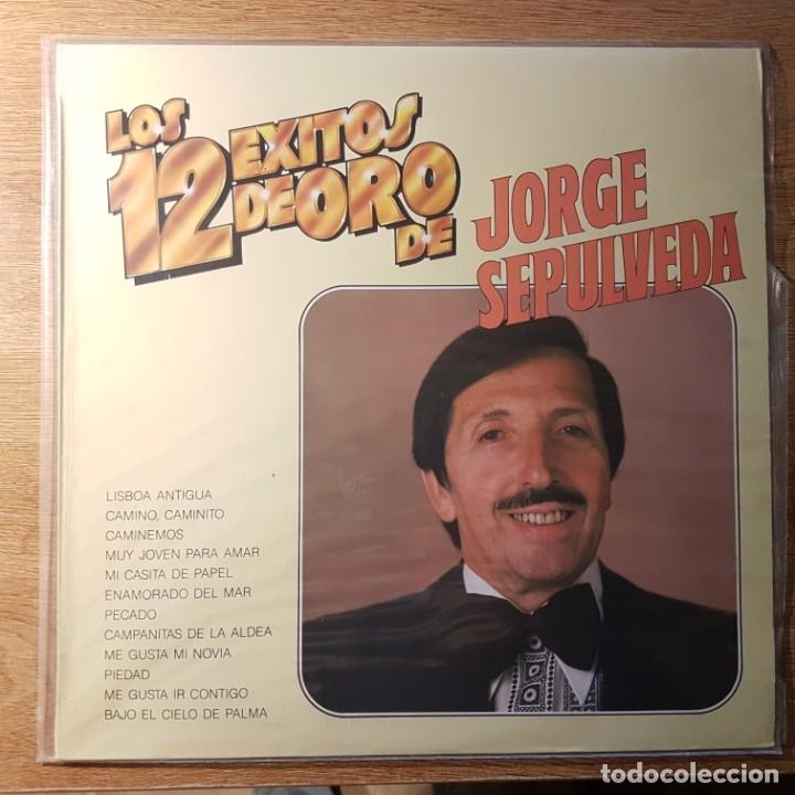 Discos de vinilo: LP DE JORGE SEP&Uacute;LVEDA. LOS 12 &Eacute;XITOS DE ORO. PERFIL - Foto 1
