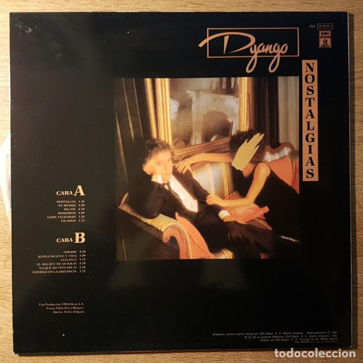 Discos de vinilo: LP DE DYANGO. NOSTALGIAS. EMI 1984 - Foto 2