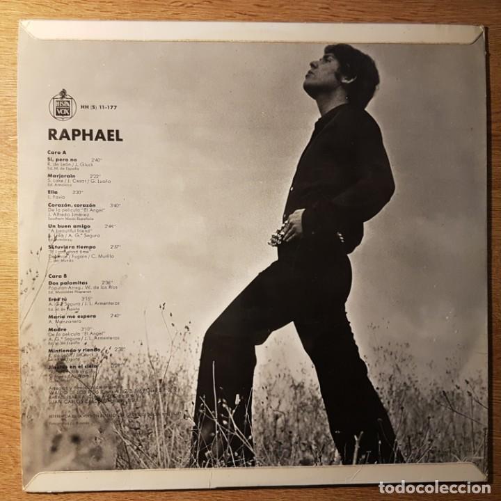 Discos de vinilo: LP DE RAPHAEL. AQU&Iacute;. HISPAVOX - Foto 2