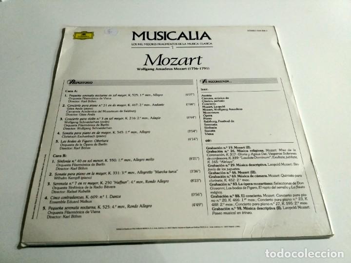 Discos de vinilo: Musicalia 1. Mozart (LP, Comp) - Foto 2