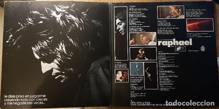 Discos de vinilo: LP DE RAPHAEL. MI AMANTE NI&Ntilde;A. HISPAVOX - Foto 3