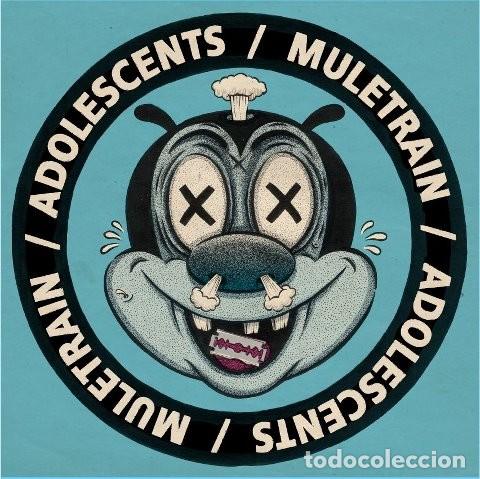 Discos de vinilo: ADOLESCENTS / MULETRAIN 7 single NUEVO - Foto 1
