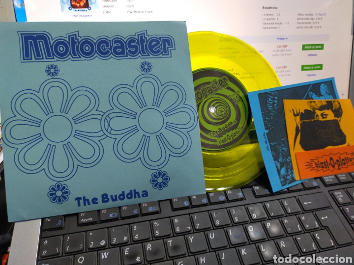 Discos de vinilo: Motocaster EP the buddha + 2 u.s.a. 1993 - Foto 1