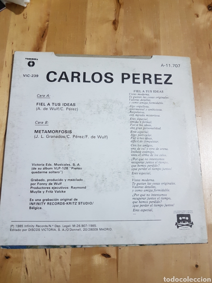 Discos de vinilo: CARLOS PEREZ - Foto 2