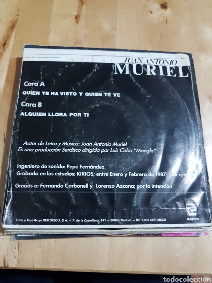Discos de vinilo: Juan antonio muriel - Foto 2