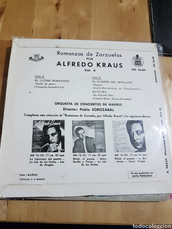 Discos de vinilo: Alfredo kraus romanzas - Foto 2