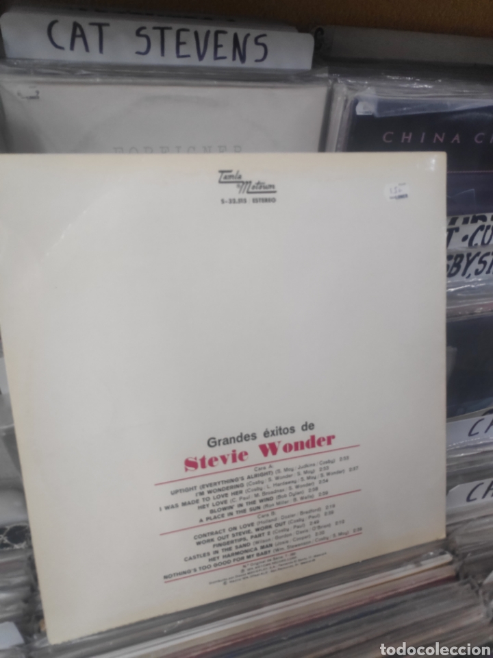 Discos de vinilo: Grandes &eacute;xitos Stevie wonder - Foto 2