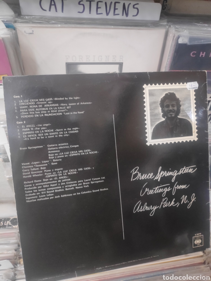 Discos de vinilo: Bruce Springsteen greetings from asbury park - Foto 2