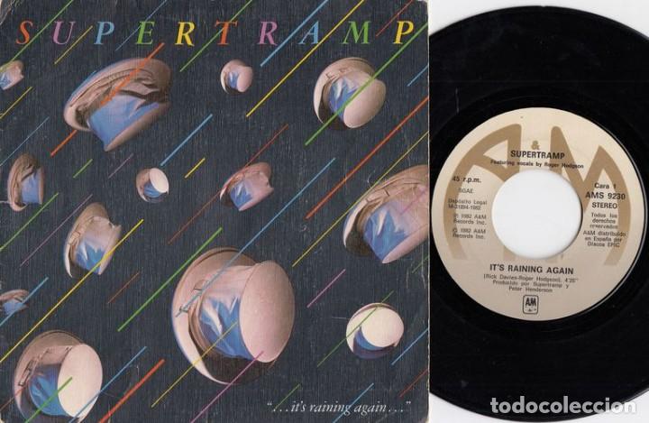 Discos de vinilo: SUPERTRAMP - ITS RAINING AGAIN - SINGLE DE VINILO EDICION ESPA&Ntilde;OLA # - Foto 1