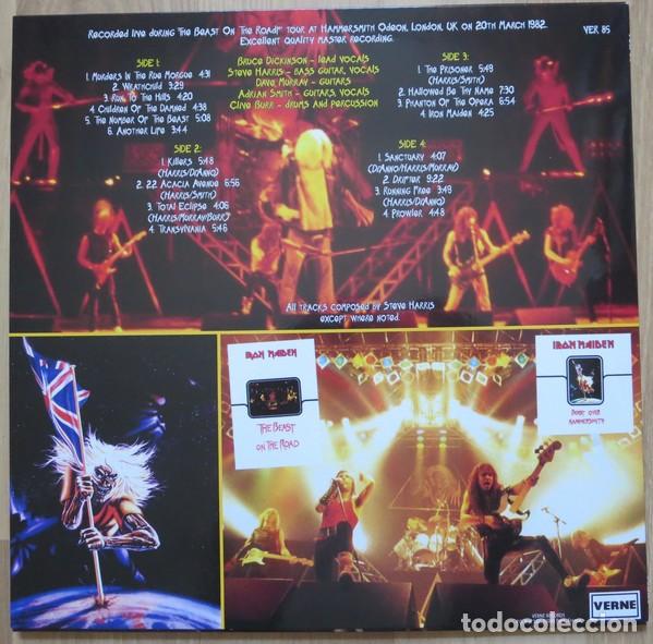 Discos de vinilo: Iron Maiden &lrm;&ndash; Live At Hammersmith Odeon 1982 -2 LP- - Foto 5