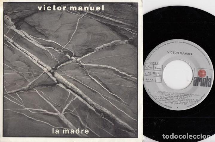 Discos de vinilo: VICTOR MANUEL - LA MADRE - SINGLE DE VINILO - Foto 1