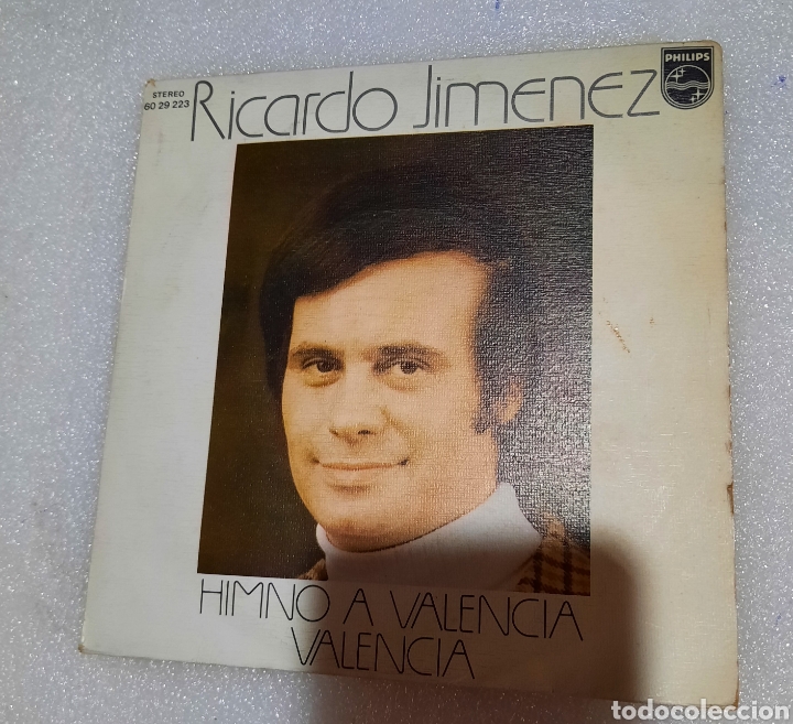 Discos de vinilo: Ricardo Jim&eacute;nez- himno a Valencia - Foto 1