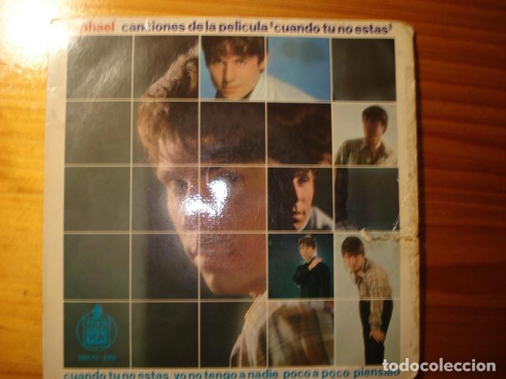 Discos de vinilo: Raphael Cuando t&uacute; no est&aacute;s Single - Foto 1
