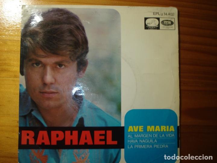 Discos de vinilo: Raphael Ave Mar&iacute;a Single EP - Foto 1