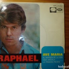 Discos de vinilo: RAPHAEL AVE MARÍA SINGLE EP. Lote 227595170