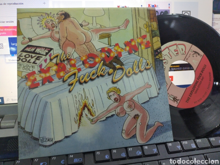 Discos de vinilo: The exploding dolls single some other day 1996 en perfecto estado - Foto 1
