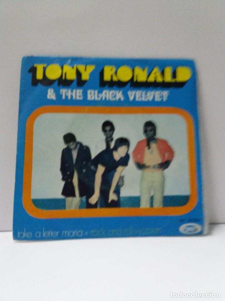 Vinyl-Schallplatten: SINGLE ** TONY RONALD & THE BLACK VELVET ** TAKE A LETTER MARIA +1 * COVER/ EX ** SINGLE/ NM ** 1969