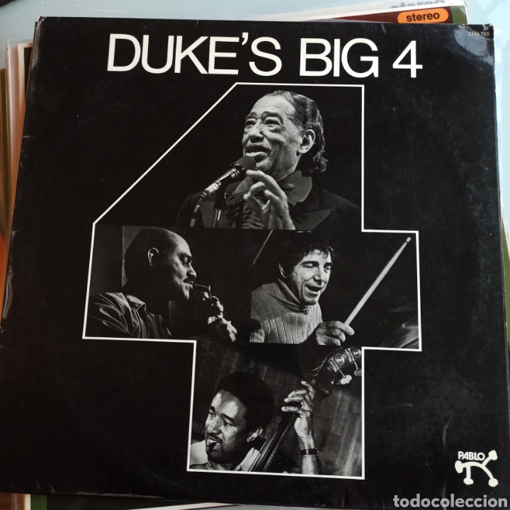Discos de vinilo: Duke Ellington Quartet - Duke's Big 4 (Pablo Records - 2310 703, Germany, 1974)