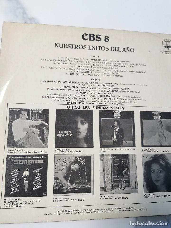 Discos de vinilo: CBS 8 - NUESTROS EXITOS DEL A&Ntilde;O - Foto 2