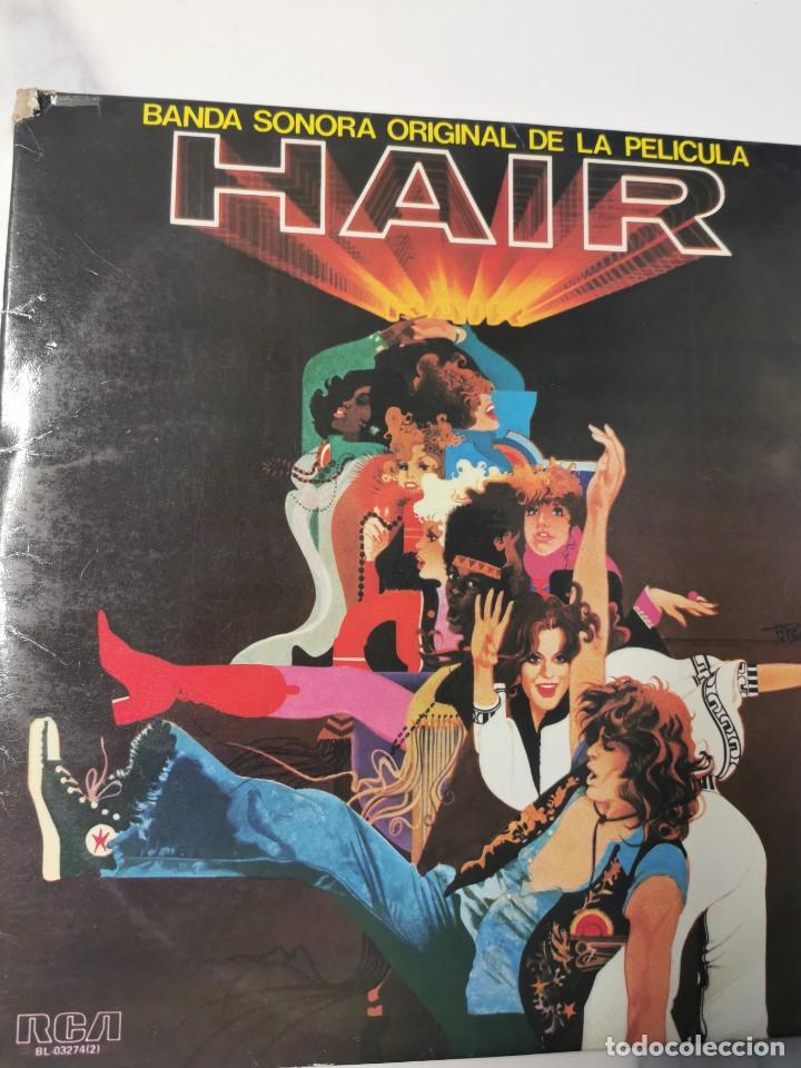 Discos de vinilo: HAIR - BS ORIGINAL DE LA PELICULA - Foto 1
