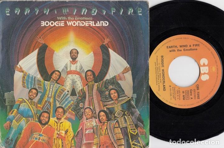 Discos de vinilo: EARTH WIND AND FIRE - BOOGIE WONDERLAND - SINGLE DE VINILO EDICION ESPA&Ntilde;OLA C-60