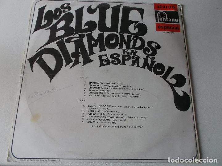 Discos de vinilo: LOS BLUE DIAMONDS, EN ESPA&Ntilde;OL, 1969 - Foto 2
