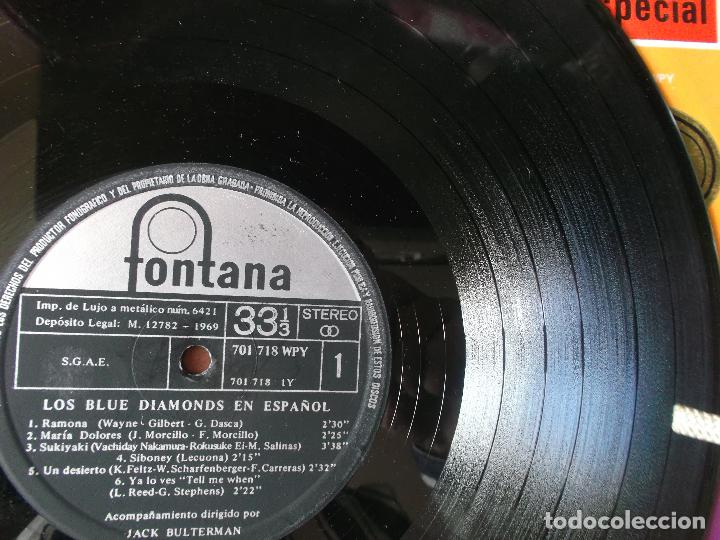 Discos de vinilo: LOS BLUE DIAMONDS, EN ESPA&Ntilde;OL, 1969 - Foto 3