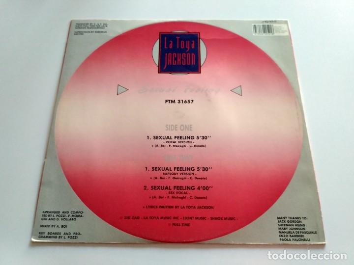 Discos de vinilo: La Toya Jackson - Sexual Feeling - Foto 2