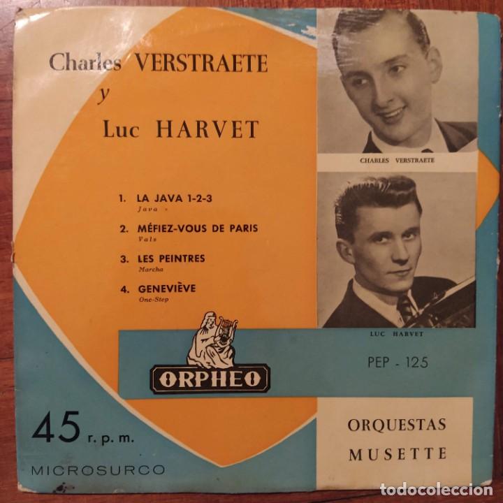 Discos de vinilo: Charles Verstraete, Luc Harvet - Le Java 1-2-3 (7&rdquo;, EP, Mono) - Foto 1