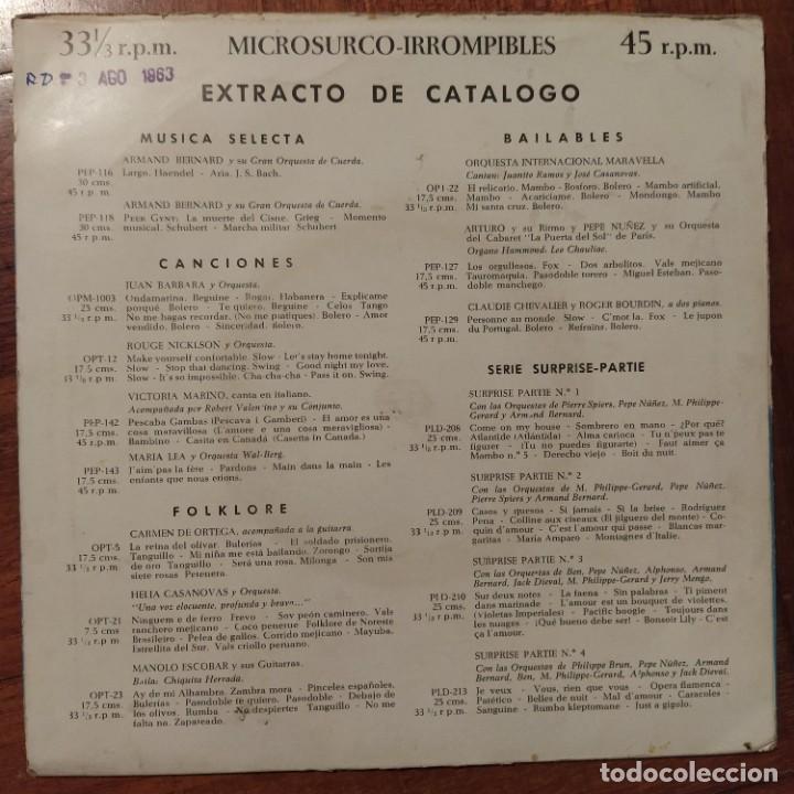 Discos de vinilo: Charles Verstraete, Luc Harvet - Le Java 1-2-3 (7&rdquo;, EP, Mono) - Foto 2