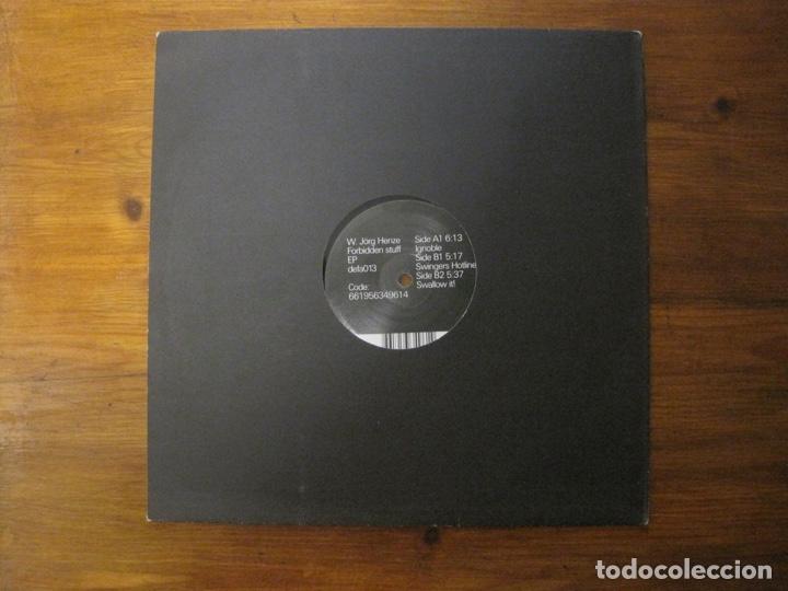 Discos de vinilo: W.J&ouml;rg Henze Forbidden Stuff - Foto 1