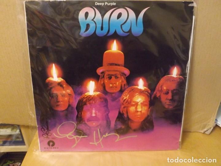 Discos de vinilo: DEEP PURPLE ----- BURN - AUTOGRAFOS - Foto 1