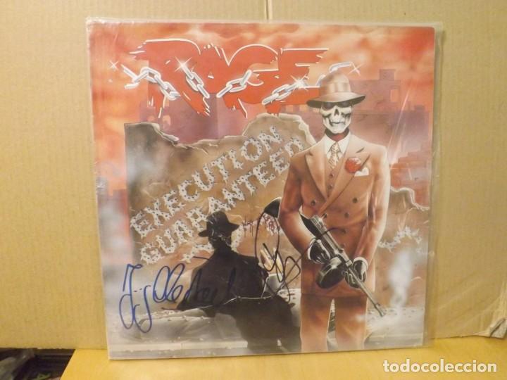 Discos de vinilo: RAGE ---- EXECUTION GUARANTEED -- AUTOGRAFOS - Foto 1
