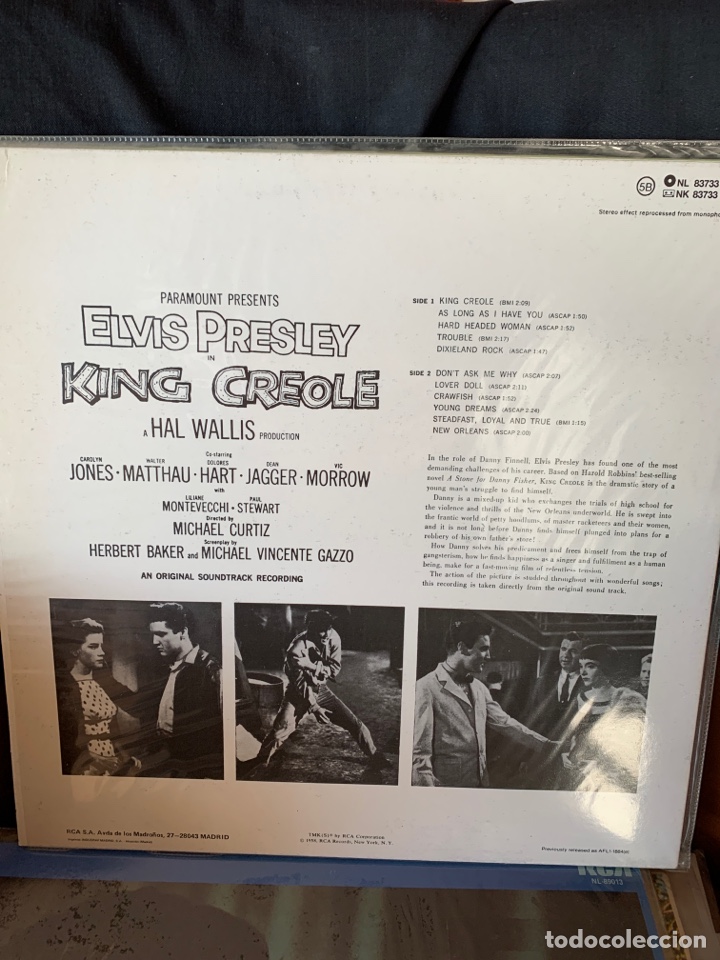 Discos de vinilo: Elvis King Creole LP - Foto 2