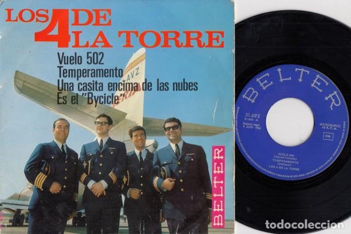 Discos de vinilo: LOS 4 DE LA TORRE - VUELO 502 - EP DE VINILO - Foto 1