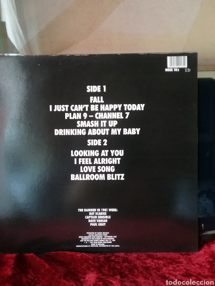 Discos de vinilo: THE DAMNED 1981 I D RECORDS 1987 - Foto 2