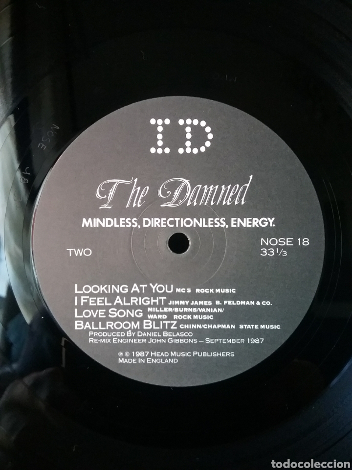 Discos de vinilo: THE DAMNED 1981 I D RECORDS 1987 - Foto 6