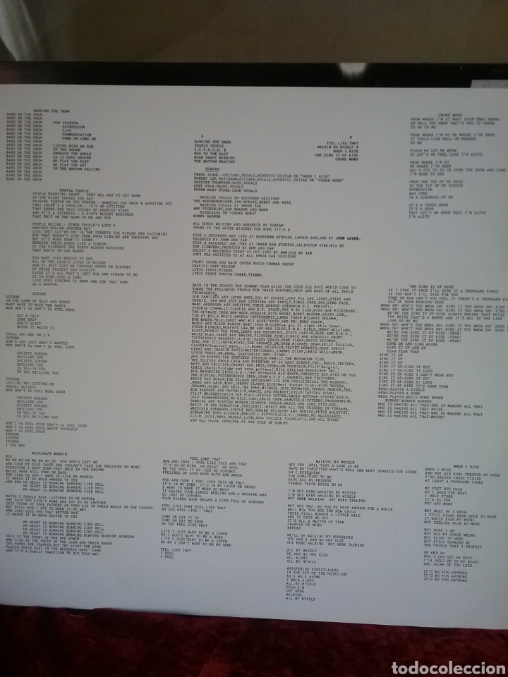 Discos de vinilo: SCREAM 1987 DISCHORD RECORDS - Foto 4