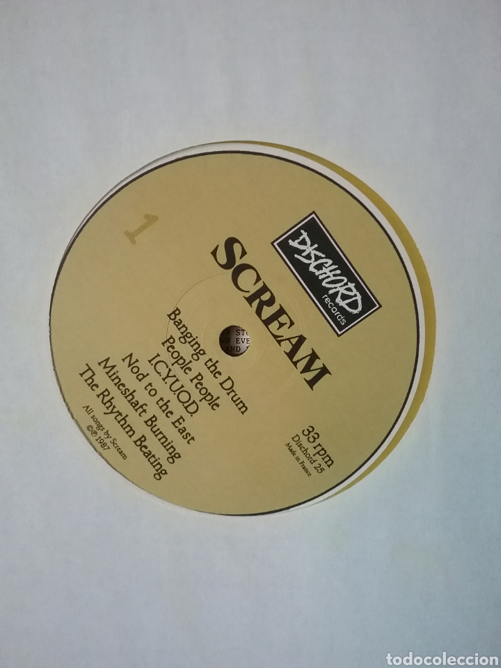 Discos de vinilo: SCREAM 1987 DISCHORD RECORDS - Foto 5