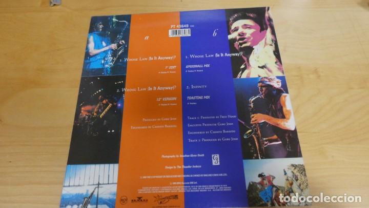 Discos de vinilo: LP DISCO VINILO LP . GURU JOSH WHOSE LAW . IS IT ANYWAY . - Foto 2
