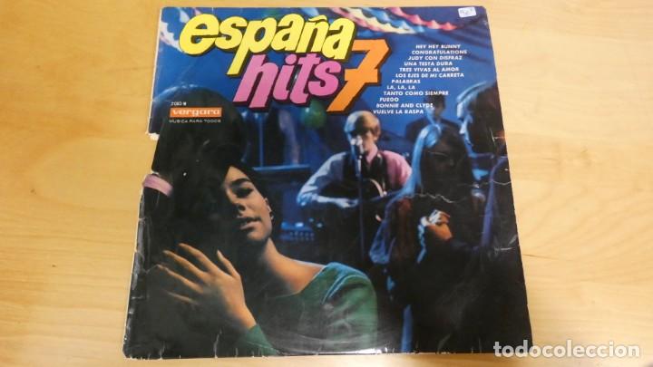 Discos de vinilo: LP DISCO VINILO ESPA&Ntilde;A HITS 7 . - Foto 1