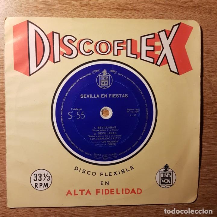 Discos de vinil: DISCOFLEX HERMANOS REYES. SEVILLA EN FIESTAS