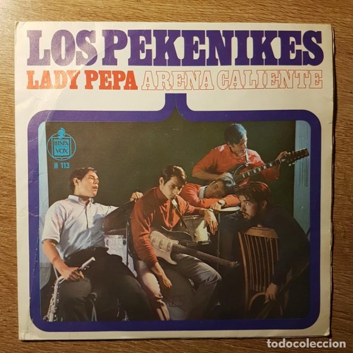 Discos de vinilo: DISCO SINGLE LOS PEKENIKES LADY PEPA - Foto 1